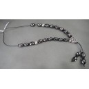 Black coral with silver