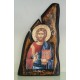 Wooden icon "flame" large