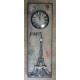 Πίνακας - ρολόι τοίχου "Παρίσι"