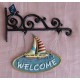 Cast iron hanger "boat-welcome"