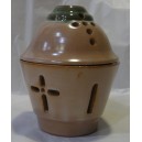 Ceramic oil-lamp "vase"
