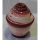Ceramic oil-lamp "vase" stripy