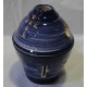 Ceramic oil-lamp "vase" stripy