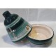 Ceramic oil-lamp "bell" stripy