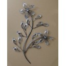 Wall decorative "branch" silver