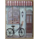 Wall decorative "bicycle-vintage store"
