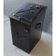 Firewood storage metallic box with lid, small
