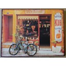 Wall decorative "bicycle-restaurant"