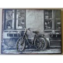 Wall decorative "bicycle- black & white"