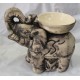 Oil burner, ceramic, elephant