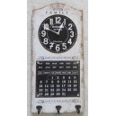 Ρολόι τοίχου - ημερολόγιο - κρεμάστρα